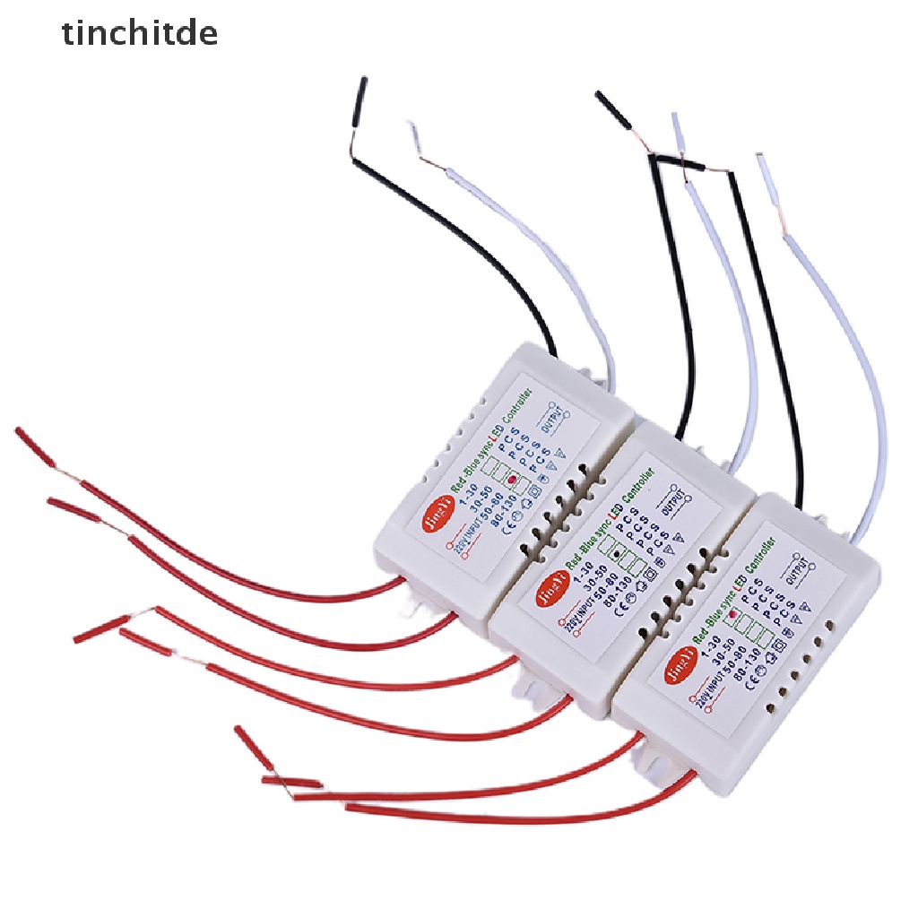 1 Bộ Điều Khiển Biến Áp Đồng Bộ Màu Đỏ Xanh Dương Có Đèn LED