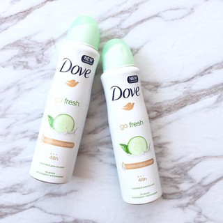 Xịt Khử Mùi Dove Dưa Leo 150ml