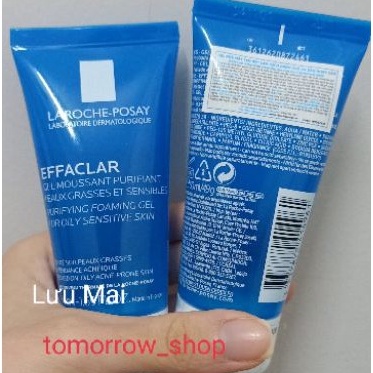 (Auth)Sữa rửa mặt La Roche Posay Effaclar Purifying Foaming Gel For Oily SensitiveSkin 50ml 200ml 400ml