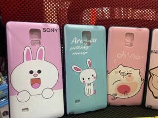 Ốp samsung note4 viền dẻo in hình kute