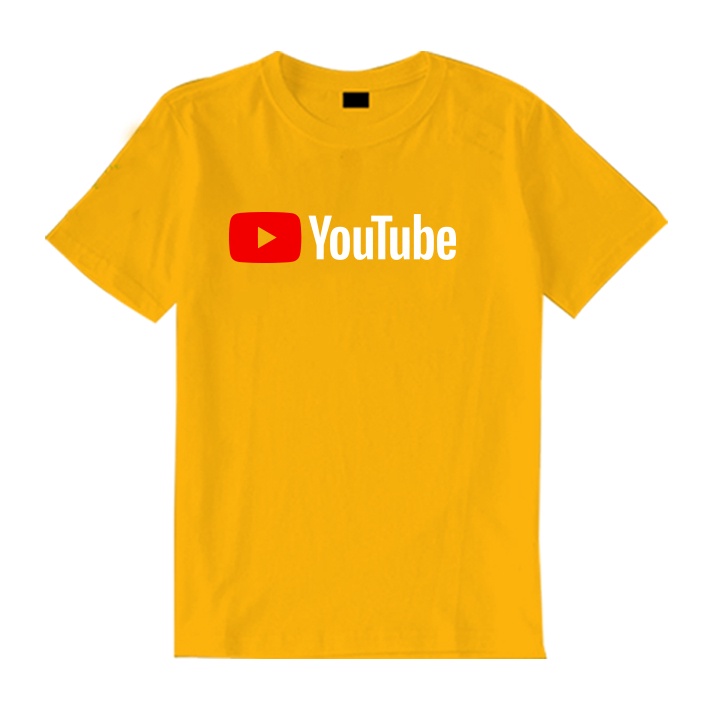 Áo thun YOUTUBE UNISEX NAM NỮ  FORM RỘNG VẢI THUN COTTON MỀM MỊN