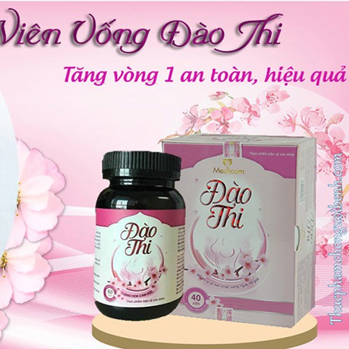 Đào Thi viên uống hỗ trợ điều hòa nội tiết - hỗ trợ nở ngực