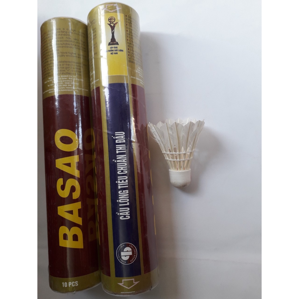 1 ống 10 quả/ống Cầu lông Basao loại đẹp