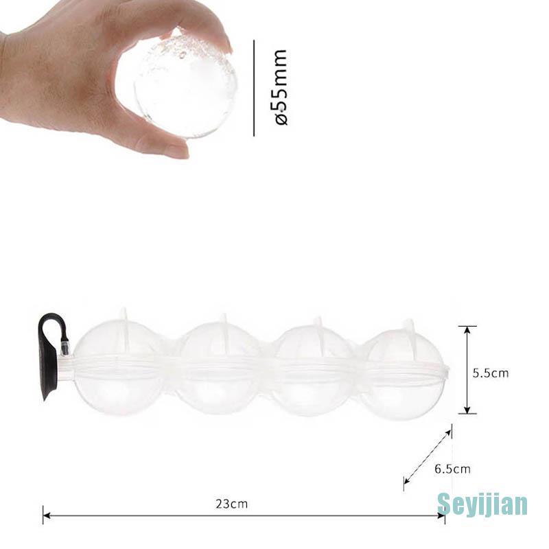 Khuôn Nhựa Làm Đá Hình Quả Bóng Tròn DIY