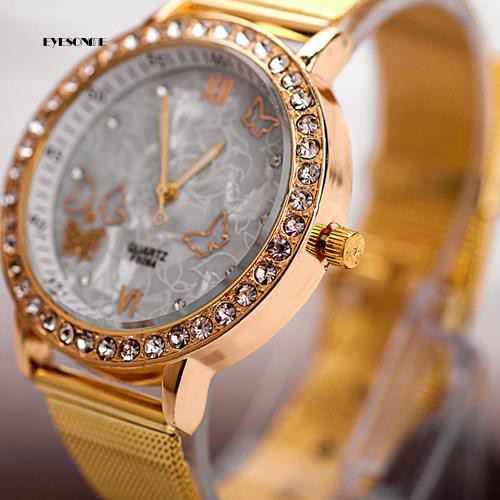 Dây Cáp EYe Chất Lượng Cao Chuyên Dùng❀Đồng Hồ MặT HìNh BướM ĐíNh Đá ThờI Trang Cho Nữ