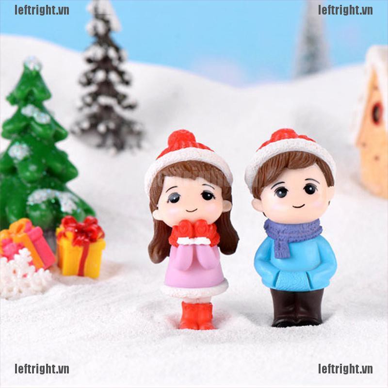 Mô Hình Người Tuyết Mini Trang Trí Sân Vườn