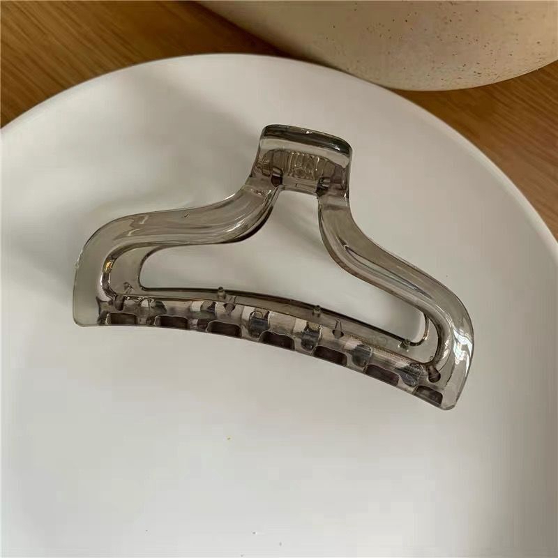 Kẹp tóc càng cua bằng acrylic trong suốt màu thạch phong cách thời trang Hàn Quốc cho nữ