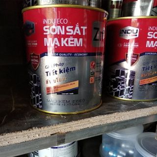 Sơn mạ kẽm mầu kem