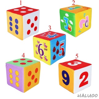 Rainbow foam dice set -large 5.9 inches big - colorful dice set - 6 sided - fun playing games - great gift for kids party 3