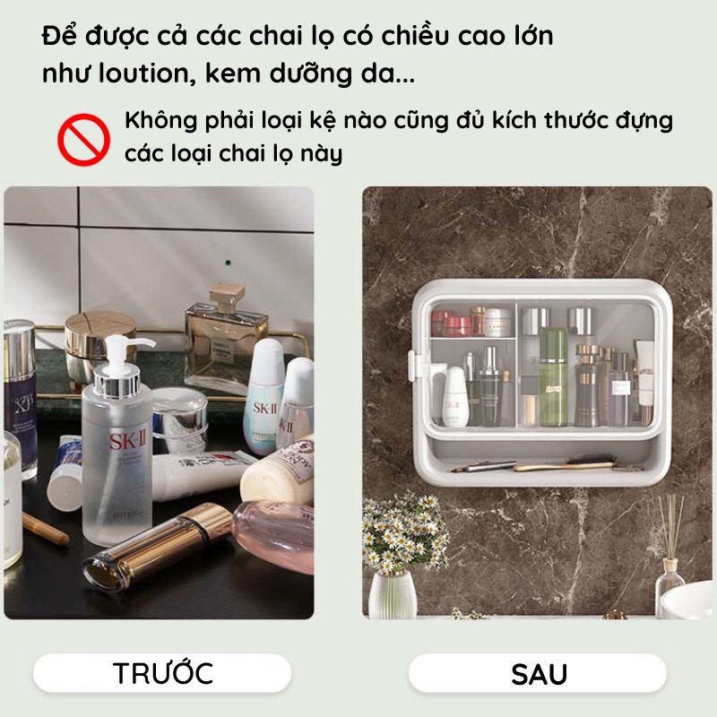 Kệ Đựng Mỹ Phẩm Treo TườngFREESHIPKiêm Tủ thuốc Y Tế Gia Đình Tiện Dụng Mẫu Mới