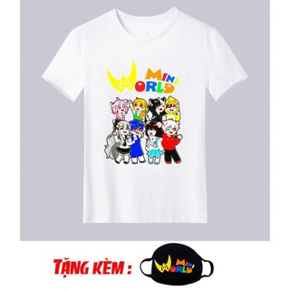 🔥BÁN CHẠY🔥 🔥HOT🔥 Mẫu áo thun Mini World cực ngầu giá siêu rẻ - áo Hero Team