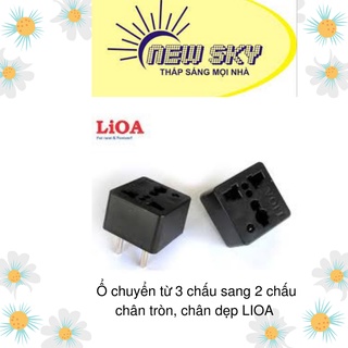 Ổ chuyển từ 3 chấu sang 2 chấu chân tròn, chân dẹp LIOA