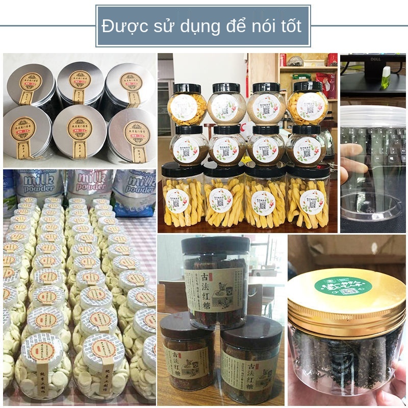 Trong suốt Chai nhựa PET bán buôn thực phẩm lon hộp kín lon bánh quy lon đồ ăn nhanh hộp đựng các loại ngũ cốc khác