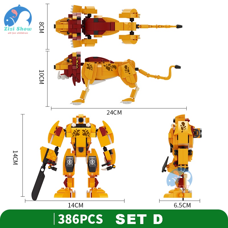 Đồ Chơi Lắp Ráp Lego Robot Biến Hình Sáng Tạo Cho Bé