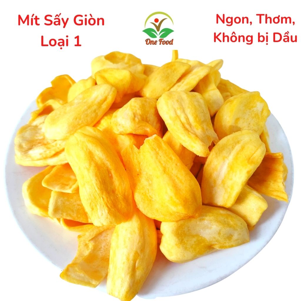 Mít Sấy Giòn, MÍT SẤY Đà Lạt Nguyên Miếng To Ngon, hàng xuất khẩu, Trái Cây sấy,OneFood68