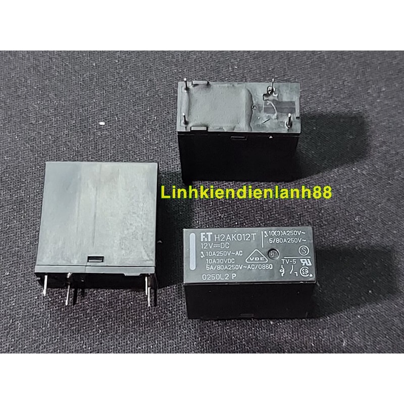 Relay H2AK012T 12VDC 10A Mới, Chính Hãng 100%.