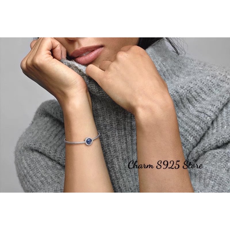combo bộ vòng tay pan Ale mềm mix 5 hạt charm mệnh thuỷ bạc s925 cao cấp