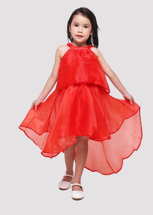 Set mullet voan đỏ bé gái Jadiny
