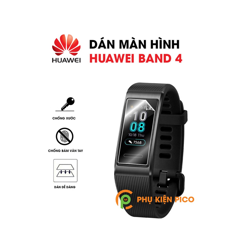 Dán màn hình Huawei Band 4 dẻo trong suốt - Dán dẻo màn hình đồng hồ Huawei Band 4 PPF cao cấp full màn hình