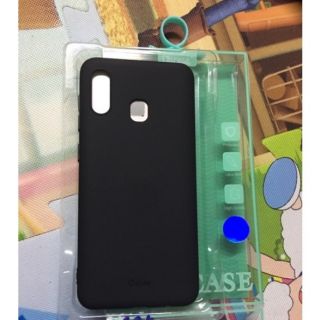 Ốp lưng Ou Case cho samsung A30 silicon dẻo màu (đen)