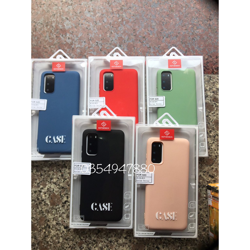 Ốp lưng dẻo màu Galaxy Note 10 Lite 2020 hiệu KT Desing chống bám bẩn