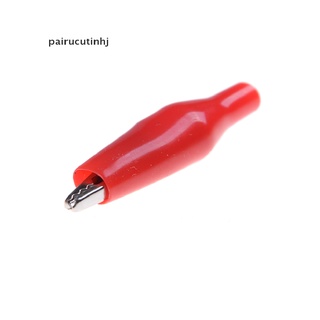 [pairucutinhj] 20Xs Red Black Soft Plastic Testing Probe Alligator Clips Crocodile Test Clip
