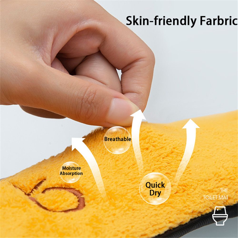 Đệm Lót Bồn Cầu Mềm Mại Dày Dặn Ấm Áp Nhiều Màu Sắc