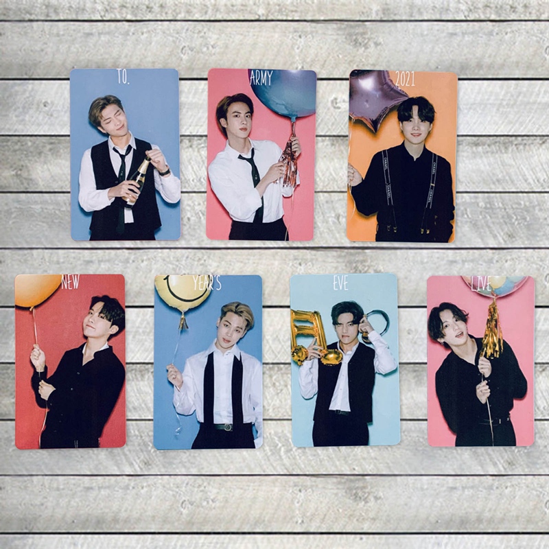 Thẻ Hình Polaroid Nhóm Nhạc BTS