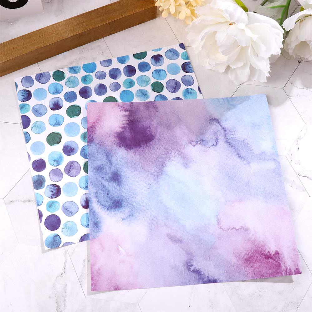 AUGUSTINA Set 24 Tấm Thẻ Giấy 6 &quot;X6&quot; Trang Trí Sổ Tay