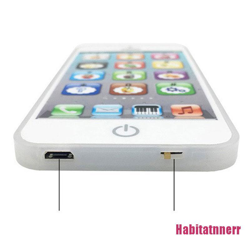 Hab❤Điện ThoạI Đồ Chơi MàN HìNh CảM ỨNg Có ĐèN LED Cho Bé