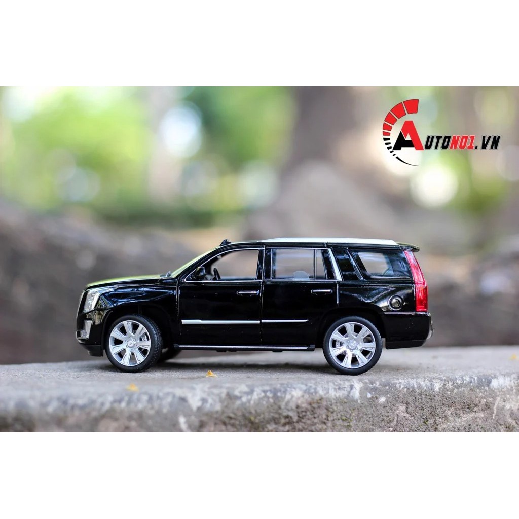 MÔ HÌNH XE CADILLAC ESCALADE 2017 BLACK 1:24 WELLY 5170