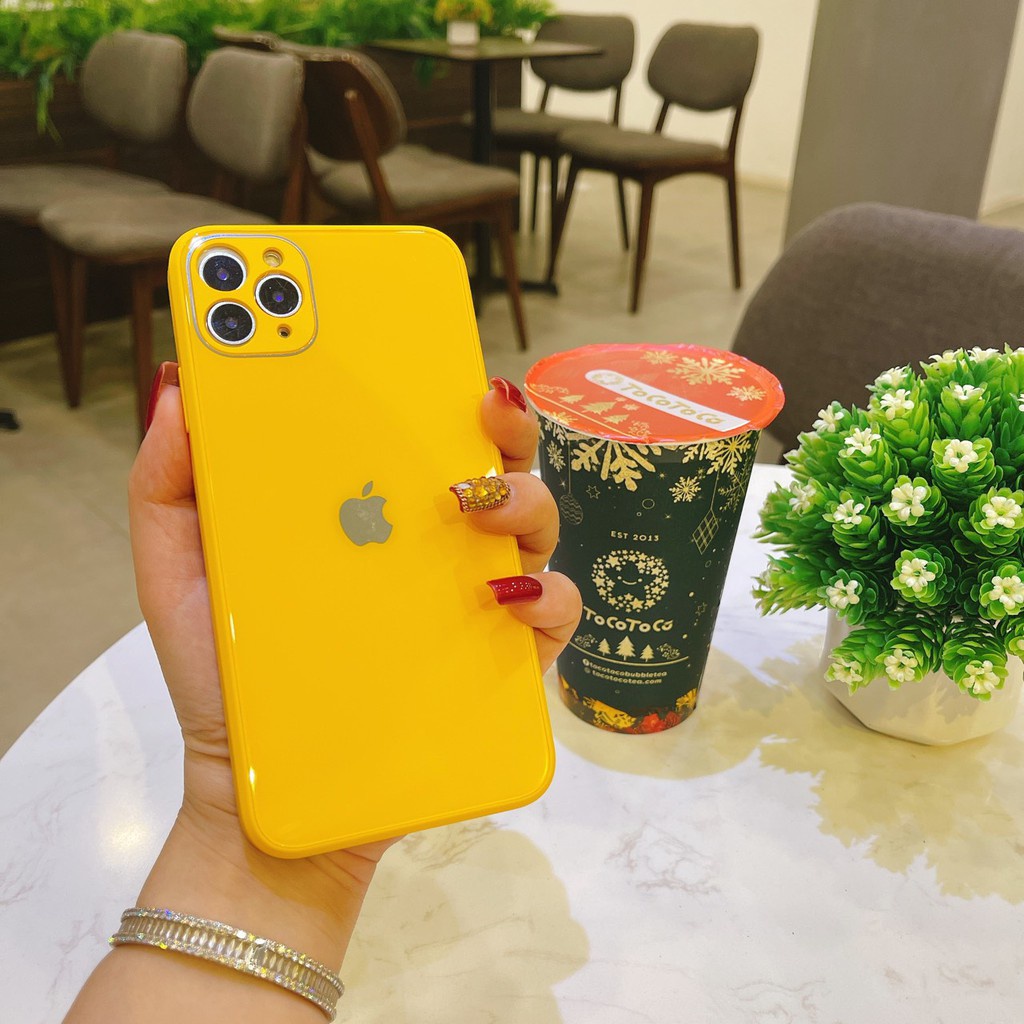 ỐP KÍNH VIỀN VUÔNG , MÀU VÀNG