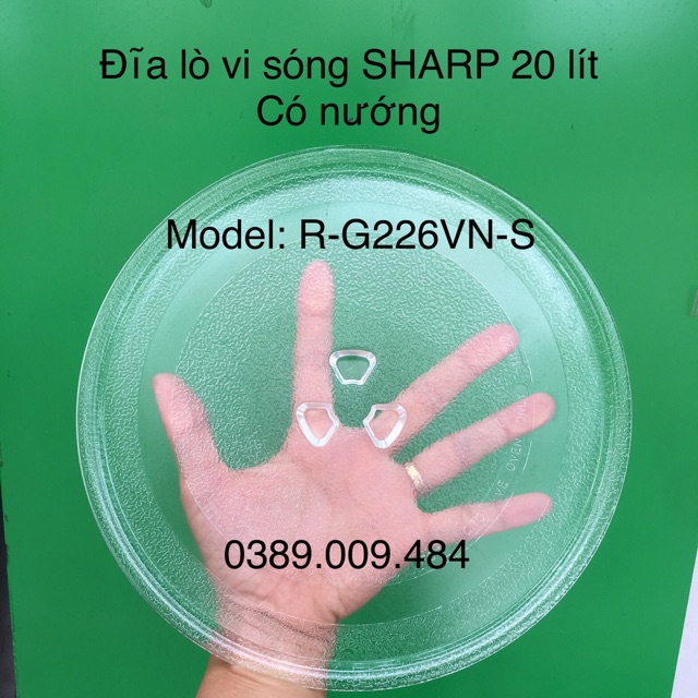 Đĩa lò vi sóng SHARP 20lit có nướng R-G226VN-S