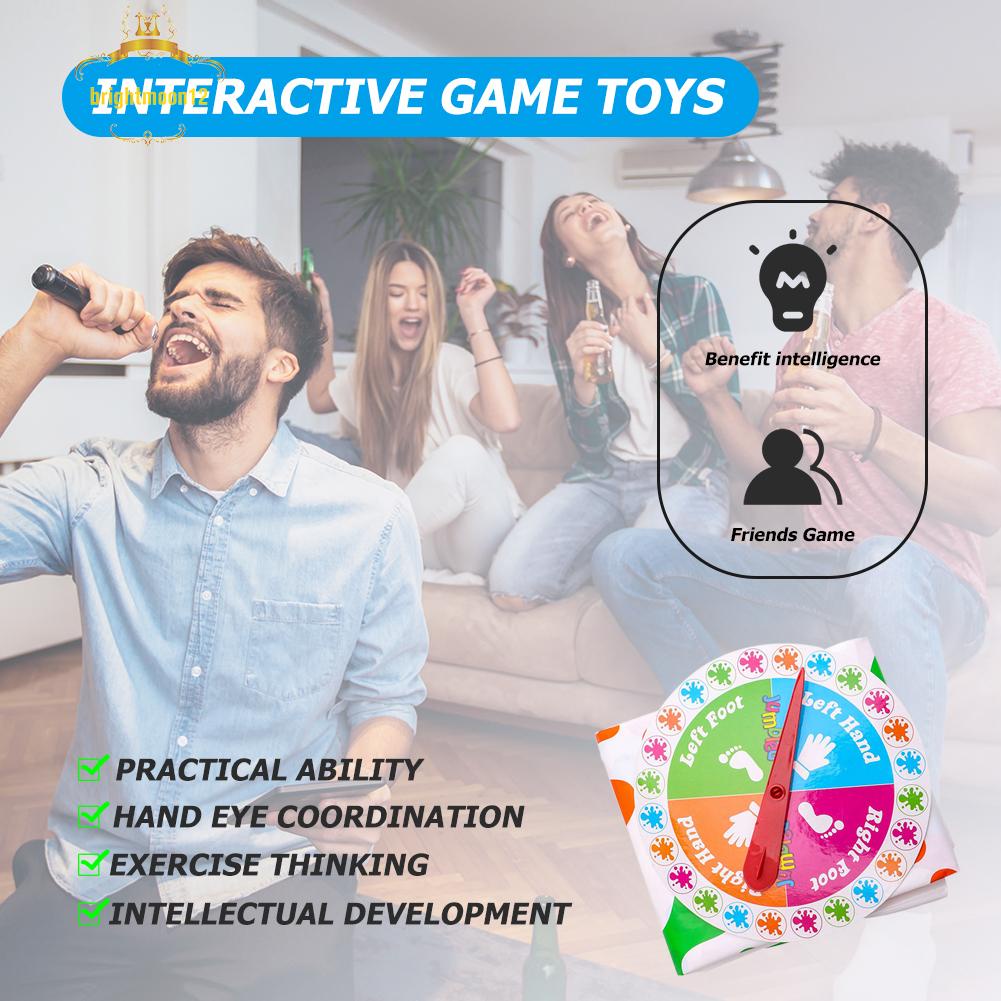 ☆READY☆ Twister Games Adult Kids Twisting Body Parent-Child Interactive Games Gift