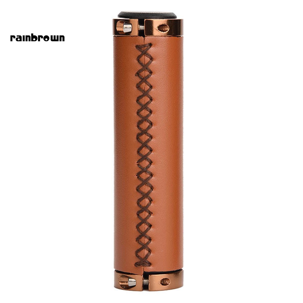 1 Cặp Bọc Tay Lái Xe Đạp Leo Núi Bằng Da Giả Chống Trượt