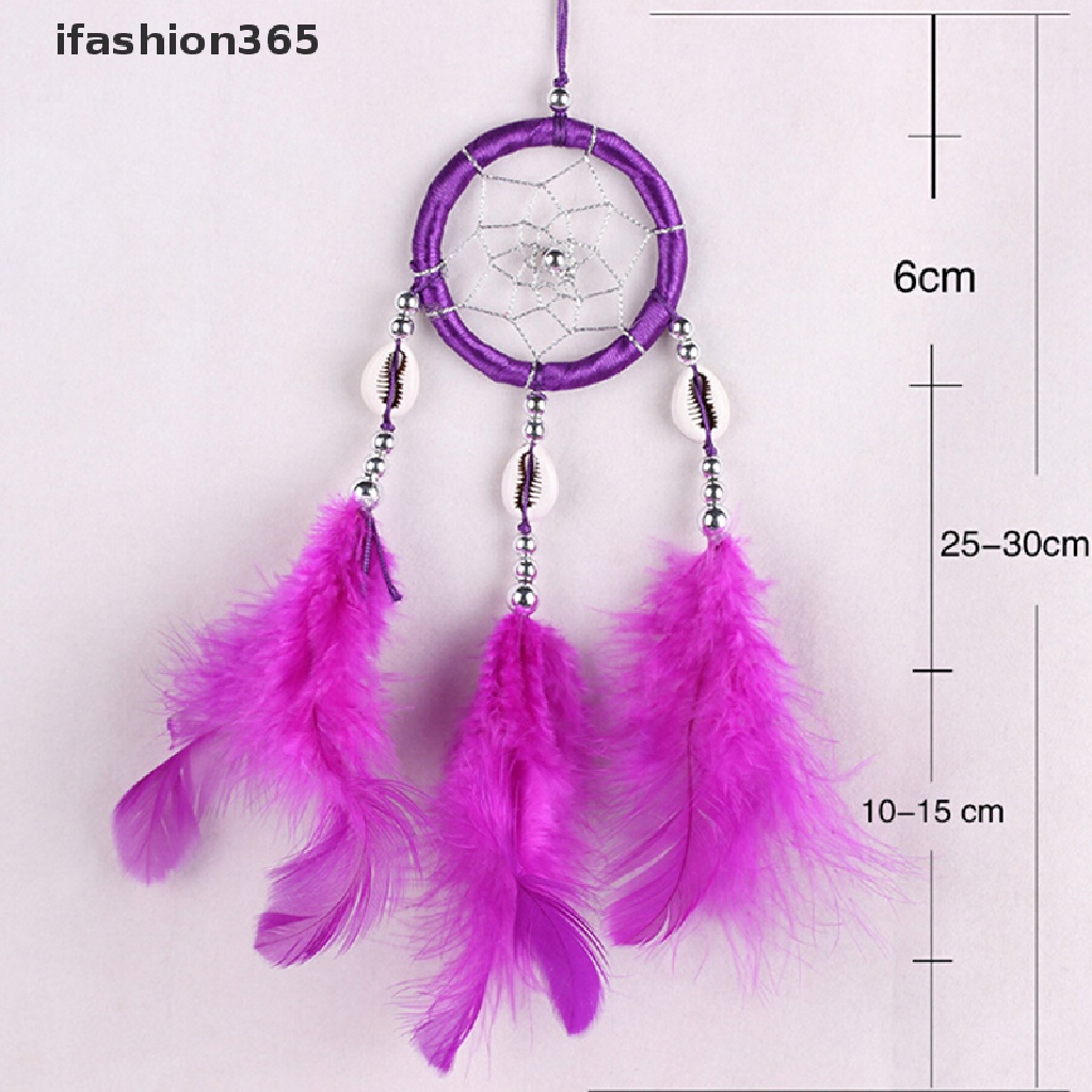 [ifashion365] 1Pc Feather Dream Catcher Car Interior Pendant Home Wall Hanging Ornaments VN