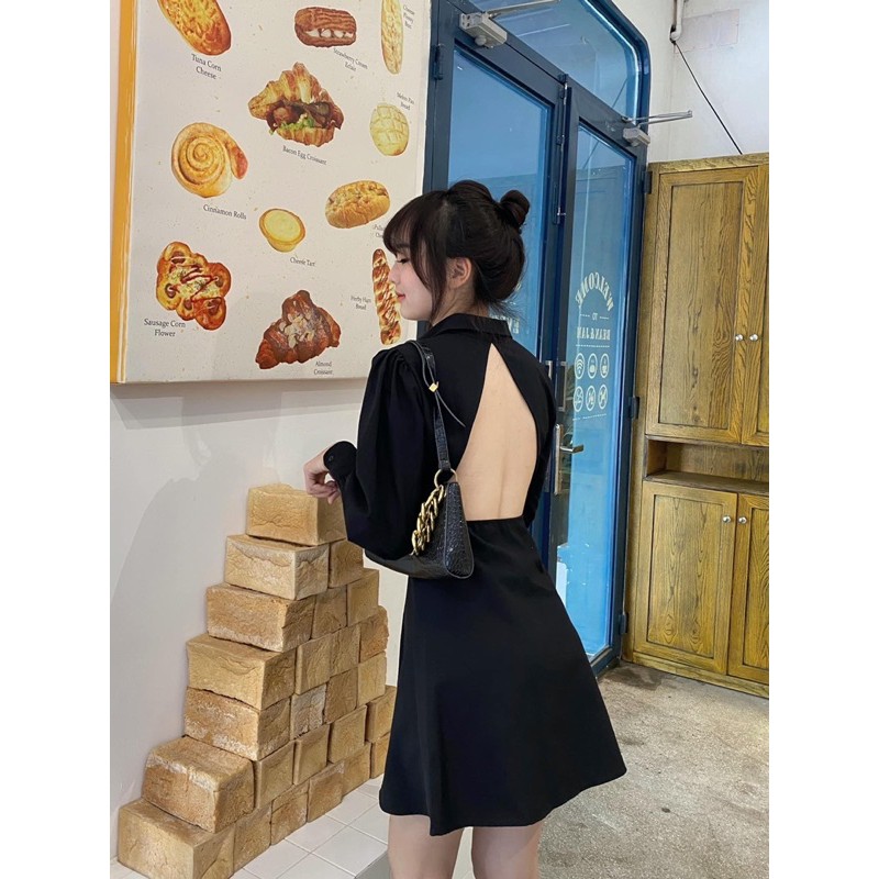 (CLIP THẬT) Đầm sơ mi hở lưng Cactus | BigBuy360 - bigbuy360.vn