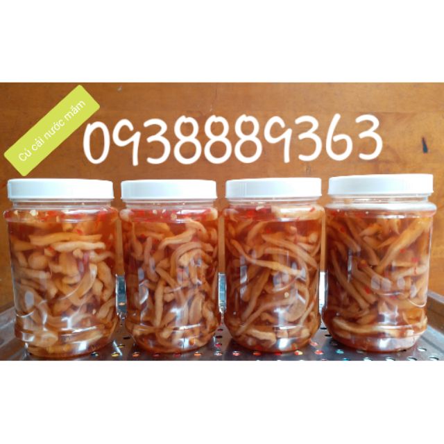 Củ cải ngâm nước mắm