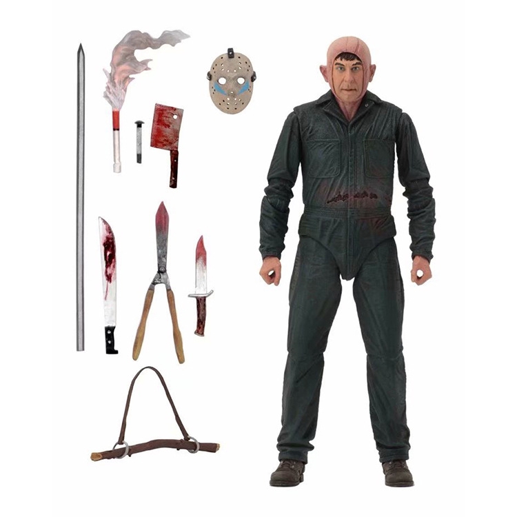 NECA Friday the 13th: Khởi đầu mới Roy Burns vai Jason Voorhees Nhân vật siêu hành động