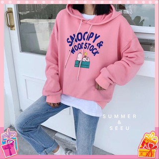 ✨áo hoodie snoopy 🌈 free ship 🌈 nỉ bông hàn quốc