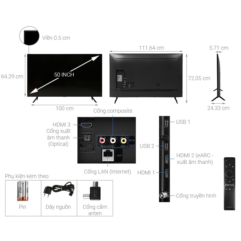 QLED Tivi 4K Samsung 50Q65T