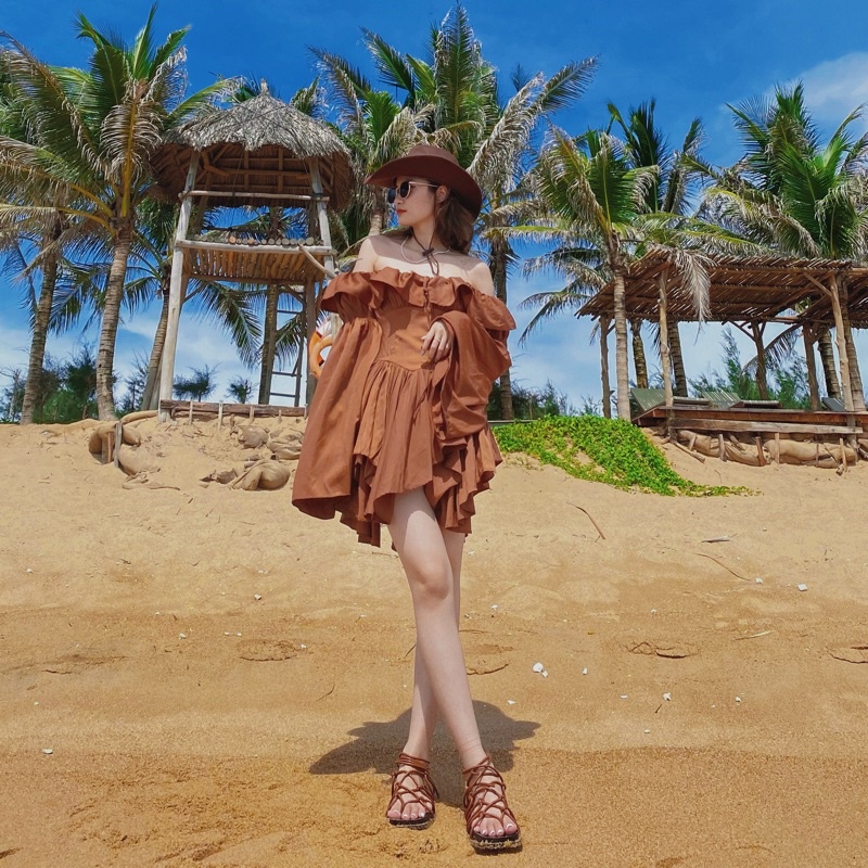 Dép lưới đan dây đi biển độc lạ  có hình thật