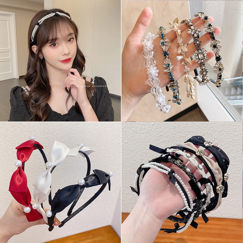 Băng Đô Cài Tóc Rộng Phong Cách Retro Đơn Giản 2022 Dễ Phối Đồ Cho Nữ