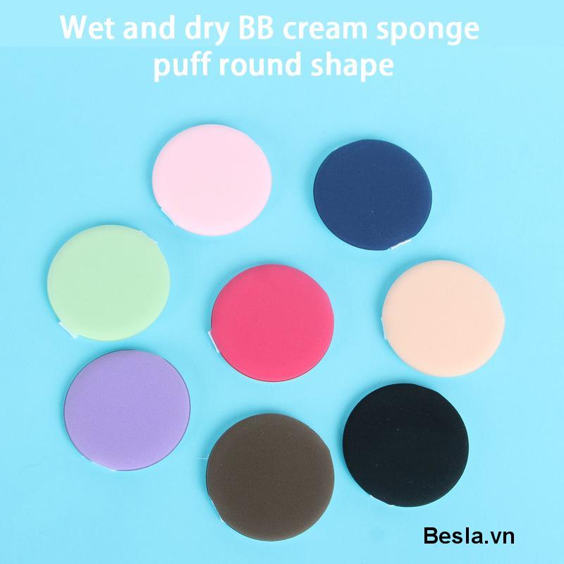 🍓Miếng mút trang điểm tán kem hình tròn siêu mềm mại dùng được cả dạng khô và ướt