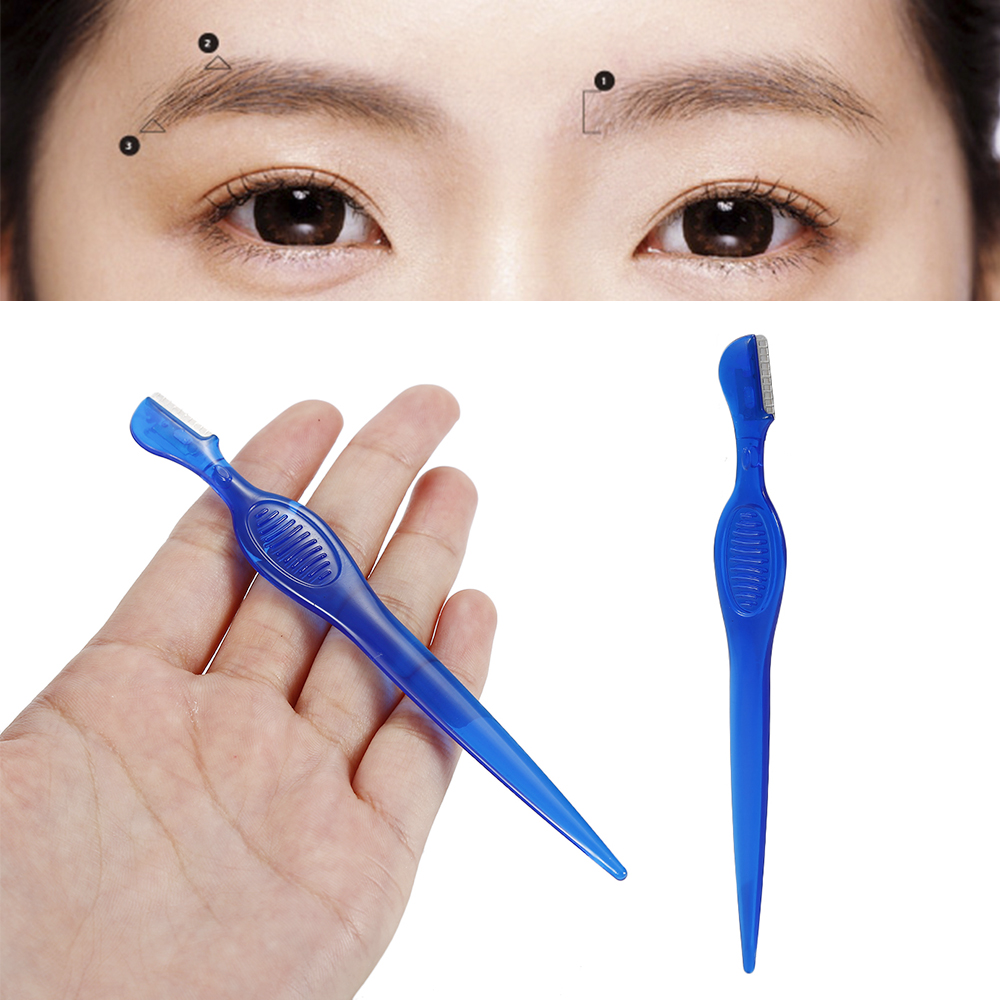 [Hàng mới về] Dụng cụ cạo lông mày cabeza bằng thép không gỉ tiện lợi cho nữ