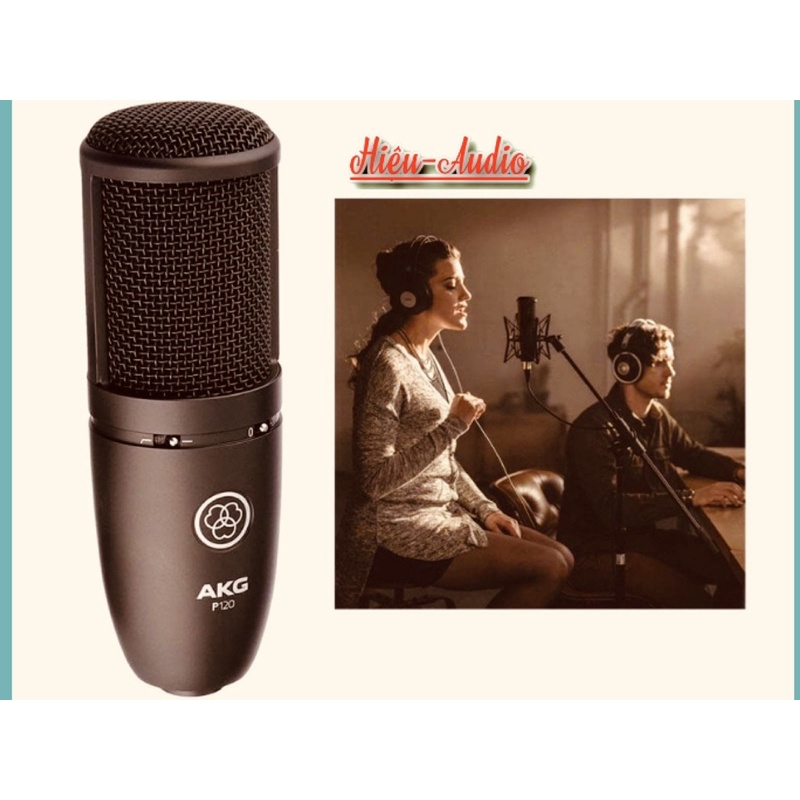 Mic thu âm AKG P120 Micro Vocal Condenser Thu Âm Phòng Studio, Mic Biểu Diễn , Chạy Nguồn 48V Phù Hợp Cho Các Sound Card