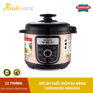 Nồi áp suất điện đa năng 5l sunhouse shd1653 - chuẩn home