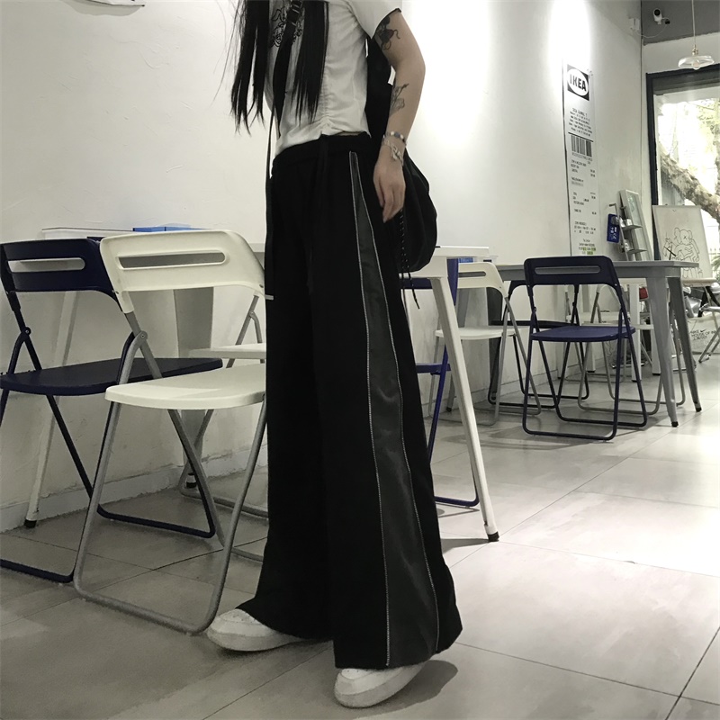 Quần Thể Thao Nữ Dài Ống Rộng Thời Trang Hàn