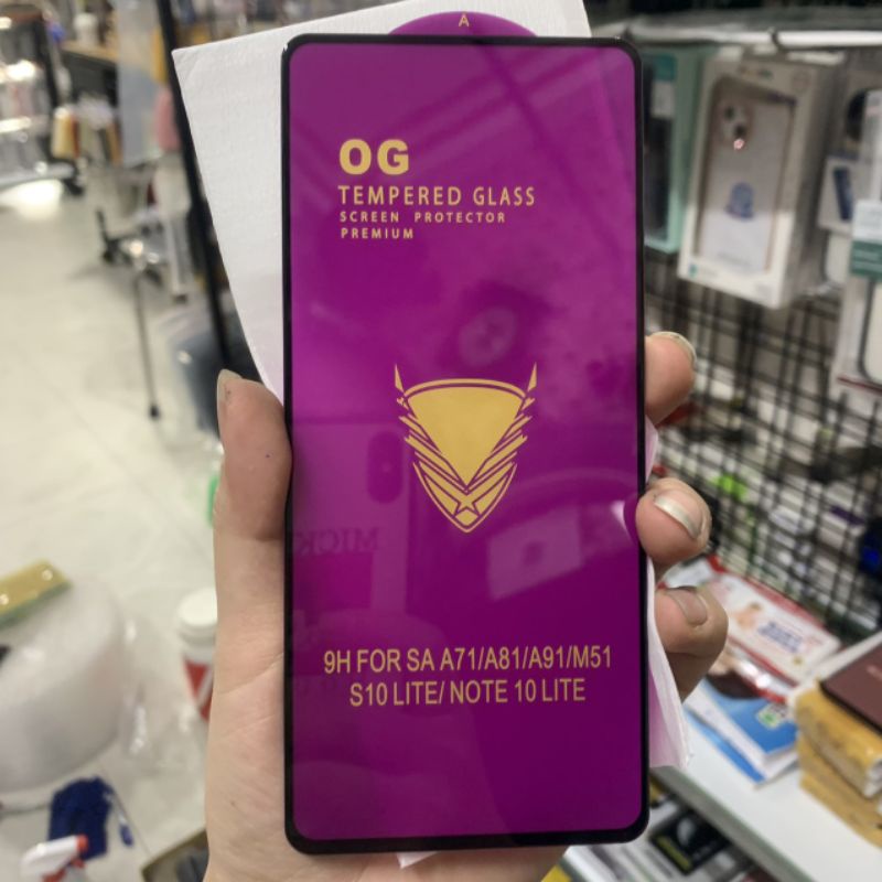 Miếng dán cường lực Samsung A71 / M51 / S10 lite / Note 10 lite hàng công ty