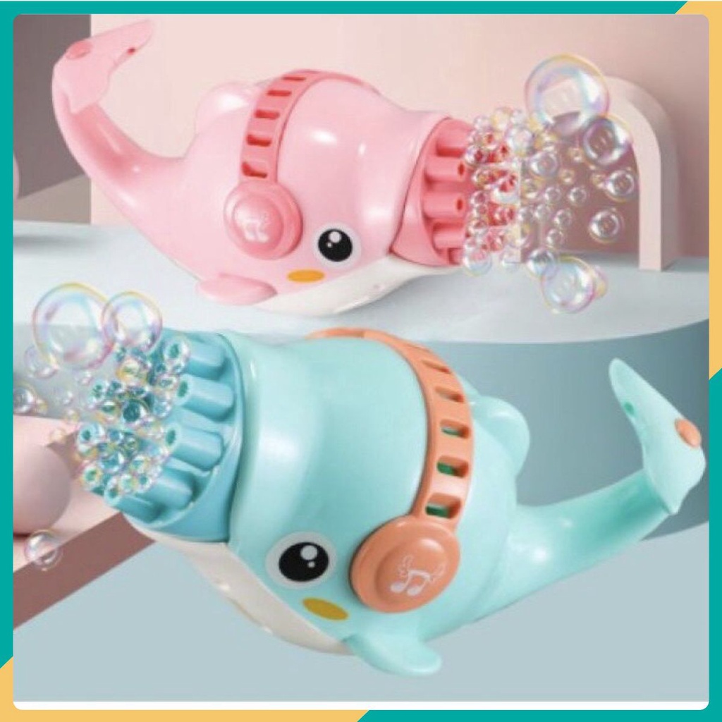 Đồ chơi phun bong bóng ngoài trời với 8 nòng cực mạnh